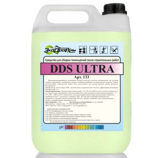 DDS ULTRA низкопенное сильноконцентрированное средство для уборки помещений после строительных работ