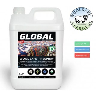 GLOBAL WOOL SAFE преспрей средство для очистки шерсти и тканей из натуральных волокон 5л