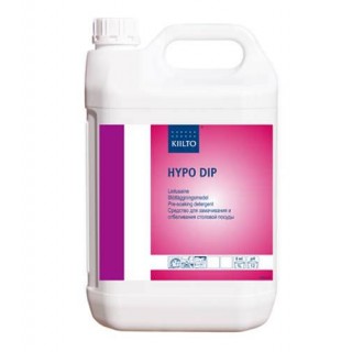 KIILTO HYPO DIP средство с активным хлором для отбеливания и осветления посуды 5 л