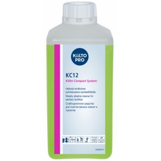 KIILTO KC12 моющее средство для ванных комнат в гостинице 1л