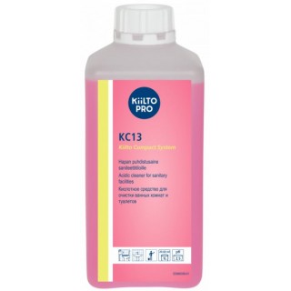 KIILTO KC13 кислотное моющее средство для мытья санузлов в гостиницах 1л