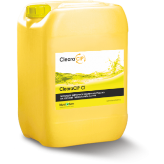 ClearaCIP Cl щелочное беспенное моющее средство на основе гипохлорита натрия 20л
