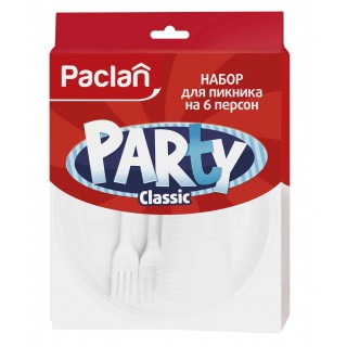 Набор пластиковой посуды для пикника Party Classic