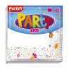 Салфетки бумажные трехслойные 33*33 см Paclan Party