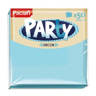 Салфетки бумажные двухслойные 24*24 см Paclan Party