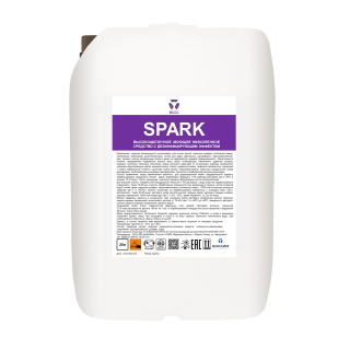 SPARK высокощелочное низкопенное средство с дезинфицирующим эффектом 20л