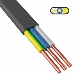 Кабель силовой медный ВВГ-Пнг(А)-LS 3x4 мм² 100 м,  ГОСТ 31996-2012, ТУ 16.К71-310-2001
