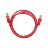 Патч-корд U/UTP,  CAT 5e,  RJ45-RJ45, 26AWG, LSZH,  красный,  1,5м REXANT