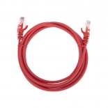 Патч-корд U/UTP,  CAT 5e,  RJ45-RJ45, 26AWG, LSZH,  красный,  2м REXANT