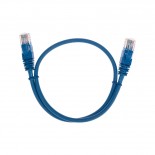 Патч-корд U/UTP,  CAT 5e,  RJ45-RJ45, 26AWG, LSZH,  синий,  0,5м REXANT