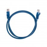 Патч-корд U/UTP,  CAT 5e,  RJ45-RJ45, 26AWG, LSZH,  синий,  1м REXANT