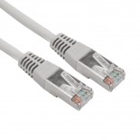 Патч-корд F/UTP,  CAT 5e,  RJ45-RJ45, 26AWG, LSZH,  серый,  0,3м REXANT