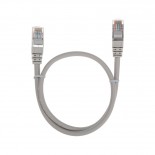 Патч-корд F/UTP,  CAT 5e,  RJ45-RJ45, 26AWG, LSZH,  серый,  0,5м REXANT