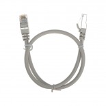 Патч-корд F/UTP,  CAT 6, RJ45-RJ45, 26AWG, LSZH,  серый,  0,5м REXANT