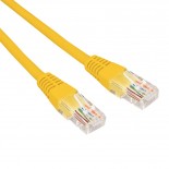 Патч-корд U/UTP,  CAT 6, RJ45-RJ45, 26AWG, LSZH,  желтый,  0,3м REXANT