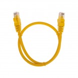 Патч-корд U/UTP,  CAT 6, RJ45-RJ45, 26AWG, LSZH,  желтый,  0,5м REXANT