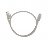 Патч-корд U/UTP,  CAT 6A (10G),  RJ45-RJ45, 28AWG, LSZH,  серый,  0,5м REXANT