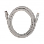 Патч-корд S/FTP,  CAT 6A (10G),  RJ45-RJ45, 28AWG, LSZH,  серый,  3м REXANT