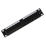 Панель коммутационная 10",  1U,  12 портов UTP,  RJ-45, CAT 5e REXANT