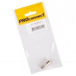 Переходник антенный,  (гнездо F - штекер TV),  RG-6, 1 шт.  PROconnect