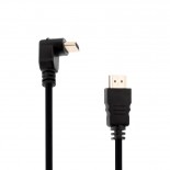 Кабель HDMI - HDMI 1.4, 1,5м, Gold,  угловой PROconnect