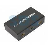 Делитель гнездо HDMI на 3 гнезда HDMI,  металл REXANT