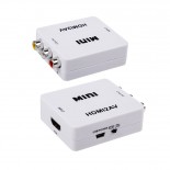 Конвертер HDMI на 3 RCA,  пластик,  белый REXANT