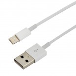 Кабель USB-A – Lightning для Apple,  2,4А,  1м,  ПВХ,  белый REXANT