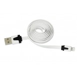 Кабель USB-A – Lightning для Apple,  1А,  1м,  ПВХ,  белый,  плоский REXANT