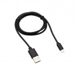 Кабель USB-A – Lightning для Apple,  2,1А,  1м,  ПВХ,  черный REXANT