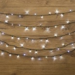 Гирлянда Твинкл-Лайт 20 м,  темно-зеленый ПВХ,  160 LED,  цвет белый