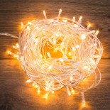 Гирлянда Твинкл Лайт 10 м,  прозрачный ПВХ,  80 LED,  цвет ТЕПЛЫЙ БЕЛЫЙ