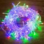 Гирлянда Твинкл Лайт 10 м,  прозрачный ПВХ,  80 LED,  цвет Мультиколор